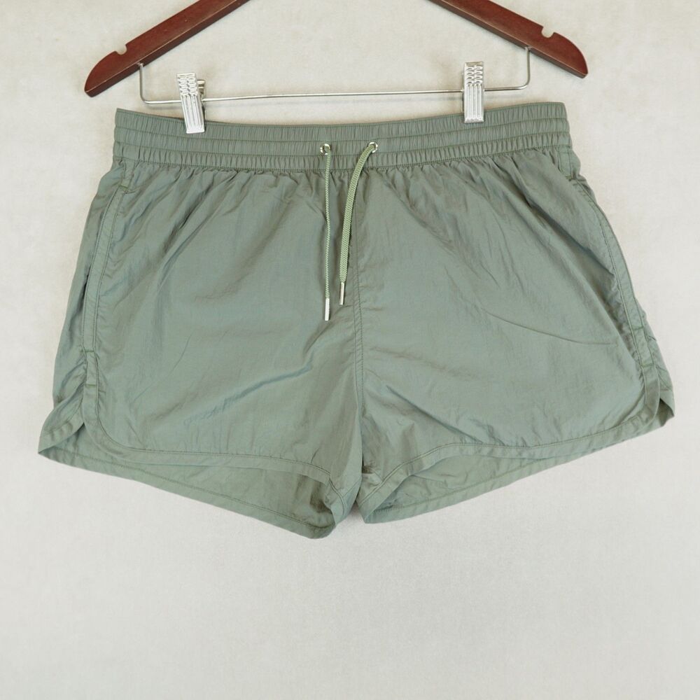 CDLP Swimming Trunks Shorts Parachute Size Medium Green Nylon Lined